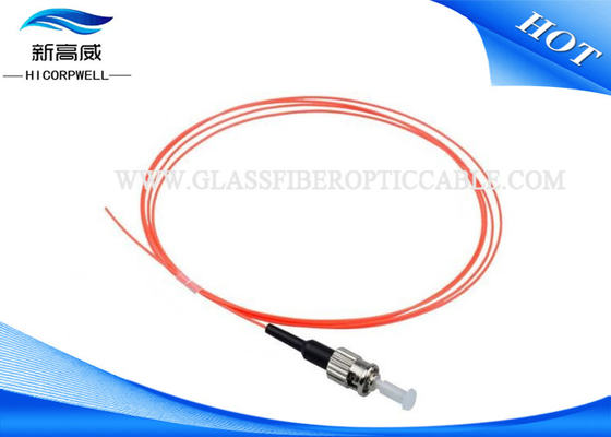 PVC Low Smoke Zero Halogen Fiber Optic Pigtail OM1 OM2 ST UPC Patch Cable