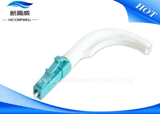 connettore veloce della fibra del PVC di 1.2mm 0.9mm 2.0mm, 90 gradi dello stivale di connettore dello Sc UPC