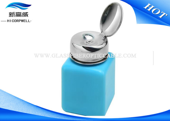 HDPE blu della bottiglia 250ml dell'erogatore dell'alcool degli strumenti di prova della fibra di 120ml 180ml