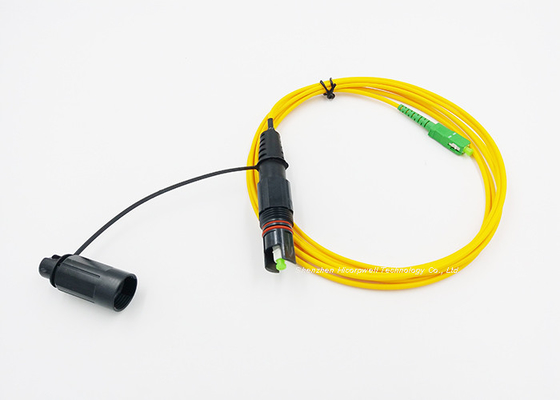 Connettore maschio a fibra ottica dello Sc dei fermagli dei cavi MP della toppa del IP 67 mini
