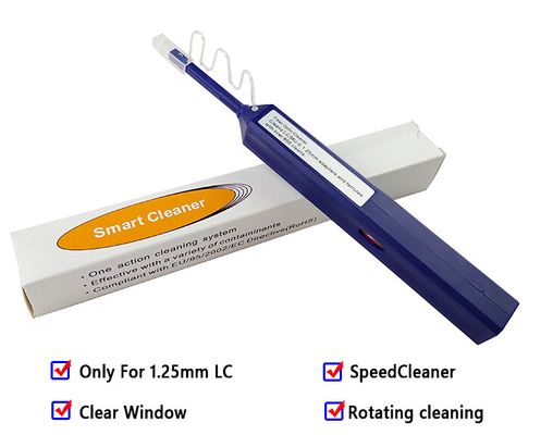 Magia di plastica astuta che gira una penna a fibra ottica LC di pulizia di clic/connettore della MU