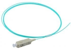 Rivestimento a fibra ottica del PVC LSZH di singolo modo 0.9mm di simplex 9/125 della treccia OM1 OM2 OM3 di G652 G657