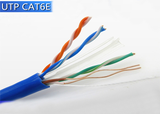 Singolo cavo di lan di Ethernet per la rete fuori del rame nudo di Cat6 4pr 23Awg 0.56mm Utp