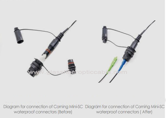 i cavi a fibra ottica della toppa di lunghezza di 100M hanno personalizzato i connettori dello Sc APC