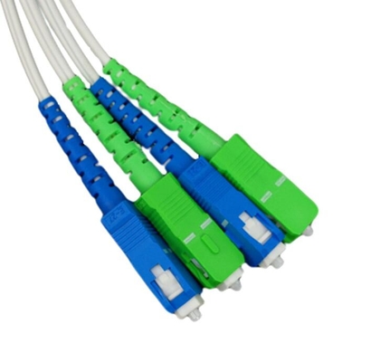 Sc UPC al cavo flessibile dei connettori 10m 30m 50m 100m FTTH dello Sc APC