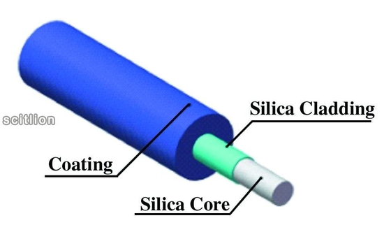fibra ottica nuda del diametro di centro 800um PTDG SN25