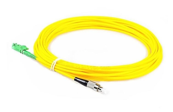 Connettore misto monomodale dello Sc E2000 APC UPC dei cavi a fibre ottiche di giallo 3.0mm