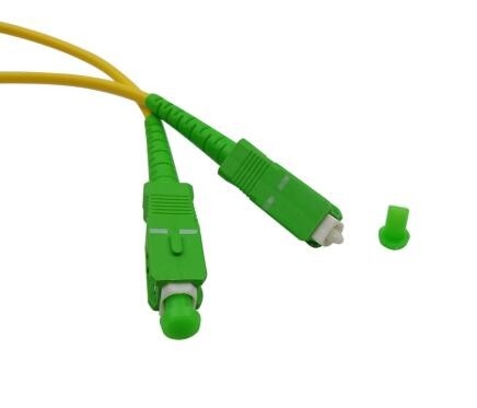 Trecce semplici 9 della fibra di singolo modo di MP 125 G652 IEC 60794 dello Sc APC approvato
