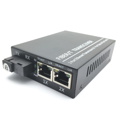 Conversione a fibra ottica 1000 di media del ricetrasmettitore di Mbps STP che sostiene CA 220V