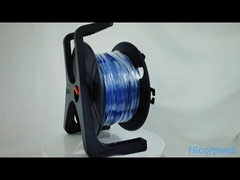 TPU Military Tactical Communication Glass Fiber Optic Cable With Portable Cable Reel