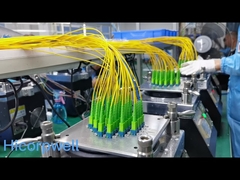 LC / UPC OM3 2F Optical Fiber Patch Cord , MM Simplex Fiber Optic Cable