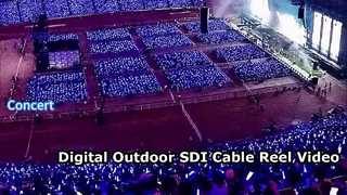 Bobina di cavo video SDI per avvolgicavo digitale per esterni 3G/6G/12G