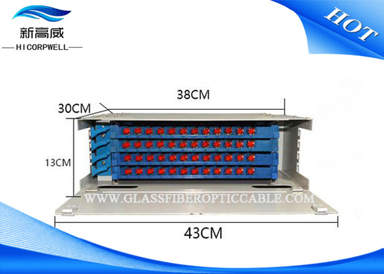 Vassoio a fibra ottica della giuntura dei corredi di termine della fibra del porto di FC 48 per i sistemi di FTTX