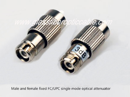 Attenuatore a fibra ottica a fibra ottica delle componenti FC UPC APC di IEC 60794 misto