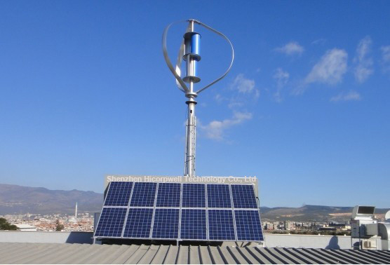 Generatore a turbina guidato vento di energia per la centrale elettrica ibrida del vento solare