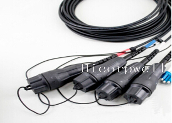 Fullaxs LC/toppa a fibra ottica di UPC cabla la lunghezza duplex di MP LSZH 4.8mm con 50M