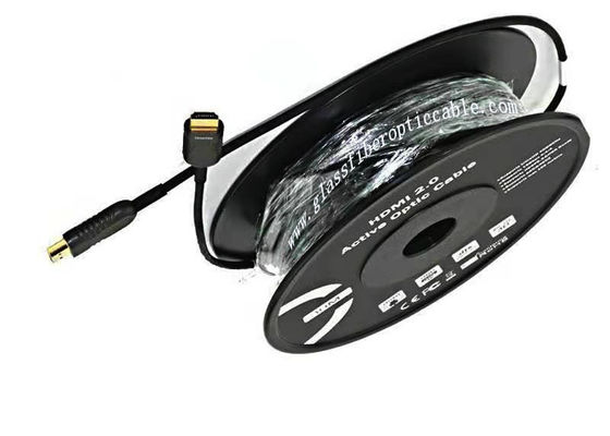 Fibra ottica HDMI Slim HDMI 2.0 4K Ultra-HD Sdi Cable 12G AOC Fibra ottica ottica HDMI Cable 4K Versione 2.0