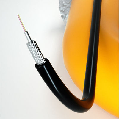 Fibra ottica 2 nuclei Teflon per pozzi di petrolio Cavi ottici ad alta temperatura e sensori di rilevamento resistenti ad alta temperatura Fibre ottiche di misurazione della temperatura per rilevamento di pozzi di petrolio