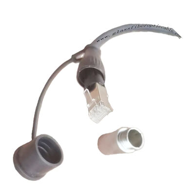 Fan to Fan Ethercon RJ45 Tactical Ethernet 4CH Audio Multicore Network Cable Extender Winding Drum Compatibile con WiFi 4G 3G