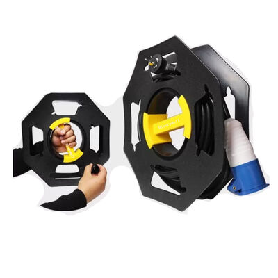 Re-Reeling Wire Ropes Steel Cable Drum Mini Small Retractable Cable Reel  Stand Roller Cable Reel Drum Holder Cable Drum Roller