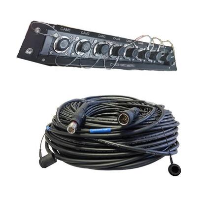 Cable per telecamere PUR 3K93C SMPTE 304M 311M 4 Copper Power Electric Hybrid Connector Fiber Cable