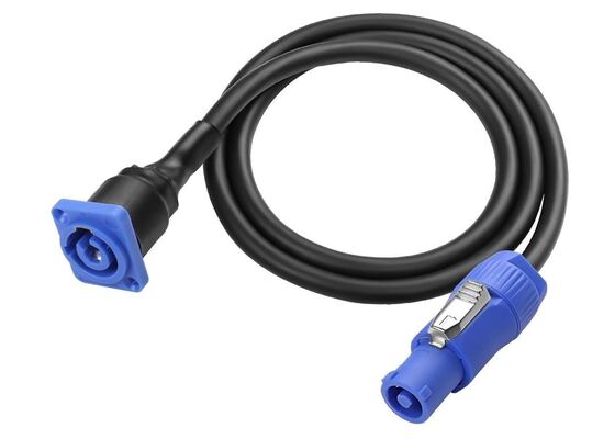 3P Power Connector Cable Combo Maschio/Femmina Powercon Illuminazione per palcoscenico Cable Chassis Giallo 3P PowerCon CE Approvato IP65 Caldo in Euro