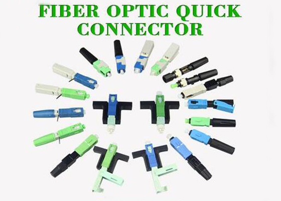 Connettore rapido a fibra ottica delle componenti a fibra ottica blu o verdi di ESC250D