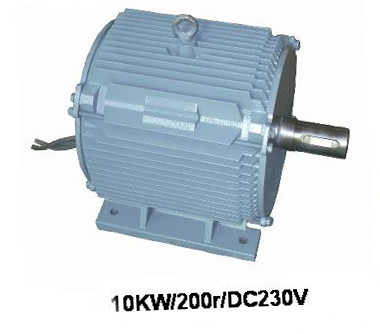 CA trifase orizzontale del generatore 10KW 200 giri/min. AC230V del magnete pmg dell'asse