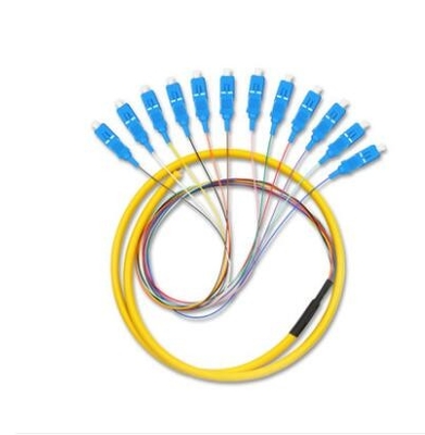 Il centro a fibra ottica dello Sc UPC MP 12 di lunghezza 1m 2M 5M FC di colore 0.9mm 2.0M 3.0MM della treccia 12 del cavo di sblocco