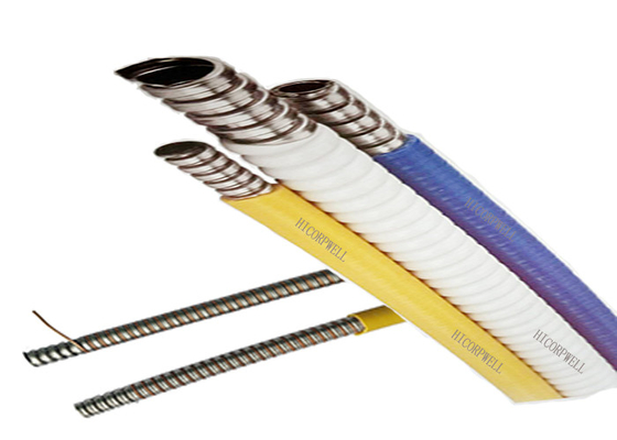 Tubo flessibile protettivo del metallo delle componenti del condotto a fibra ottica impermeabile del metallo flessibile per cavo a fibre ottiche corazzato