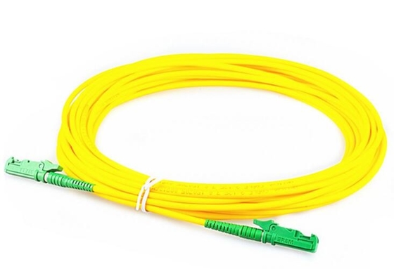Connettore misto monomodale dello Sc E2000 APC UPC dei cavi a fibre ottiche di giallo 3.0mm