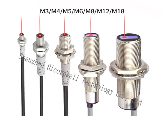 Sensore di posizione fotoelettrico di vibrazione del laser di M3 M4 M5 M6 M7 M8 M12 M18 Q31