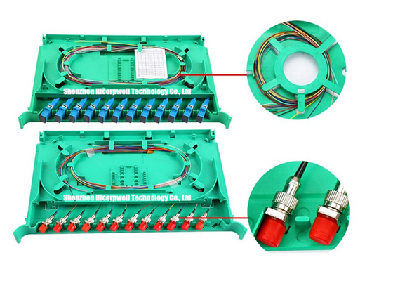 12 TIPO scatola terminale a fibra ottica dello Sc LC FC del quadro d'interconnessione di fibra del porto di FTTH