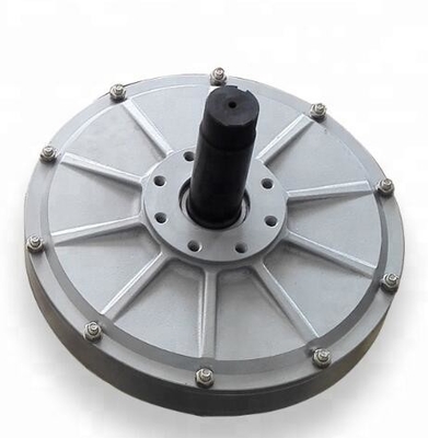 0.3kW Generatore a magnete permanente a flusso assiale a bassa coppia con rotore interno (rotazione dell'albero, fili fissi dalla conchiglia Motore generatore a magnete permanente