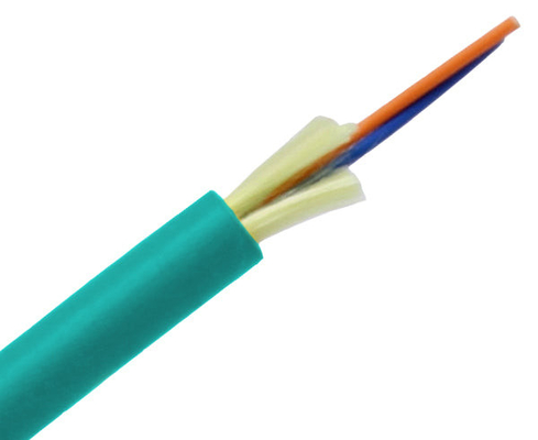 La toppa a fibra ottica arancio del duplex OM3 cabla il tipo mini tipo del passo di 50-125mm di LC