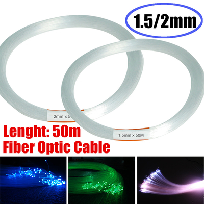 fibra ottica leggera nuda di plastica della guida di illuminazione del pacco di fibra di 0.75mm POF PMMA